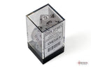 Frosted Clear/black Polyhedral 7-Dice Set - Image 3