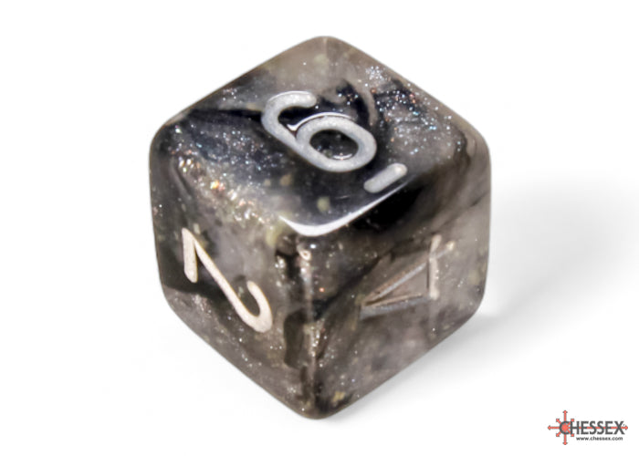 Borealis Light Smoke/silver Luminary Polyhedral 7-Dice Set - Image 6 - Dice & Accessories - Image - Pop Weasel