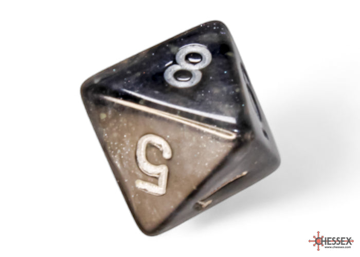 Borealis Light Smoke/silver Luminary Polyhedral 7-Dice Set - Image 7 - Dice & Accessories - Image - Pop Weasel