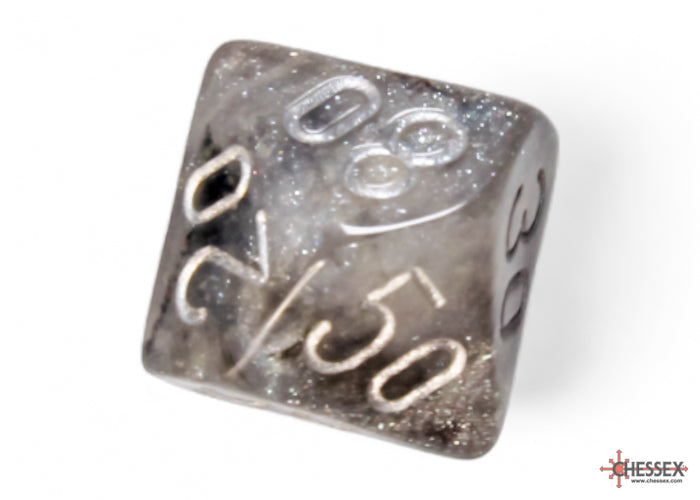Borealis Light Smoke/silver Luminary Polyhedral 7-Dice Set - Image 9 - Dice & Accessories - Image - Pop Weasel