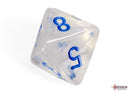 Borealis Icicle/light blue Luminary Polyhedral 7-Dice Set - Image 7
