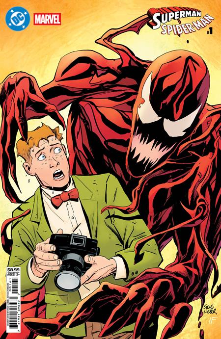 DC Marvel Superman Spider-man #1  | One Shot  F Steve Lieber Jimmy Olsen & Carnage Card Stock Var