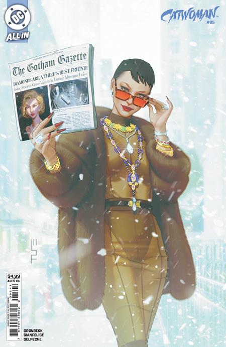 Catwoman #85  D W Scott Forbes Card Stock Var