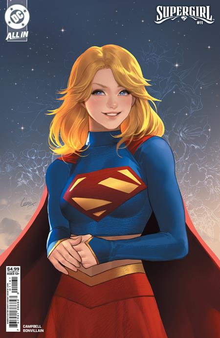 Supergirl #11  E Lesley Leirix Li Womens History Month Card Stock Var