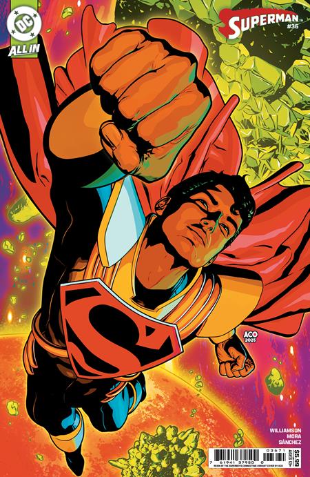 Superman #36  G Aco Reign Of The Superboys Connecting Card Stock Var