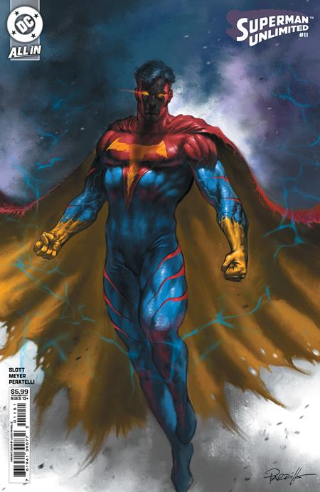 Superman Unlimited #11  D Lucio Parrillo Card Stock Var