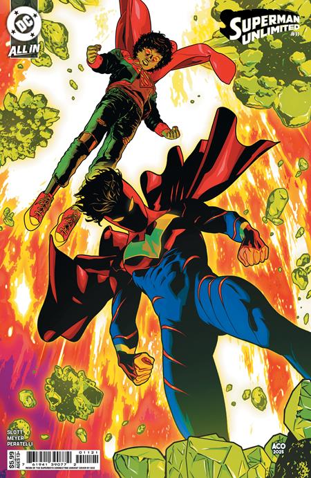 Superman Unlimited #11  G Aco Reign Of The Superboys Connecting Card Stock Var