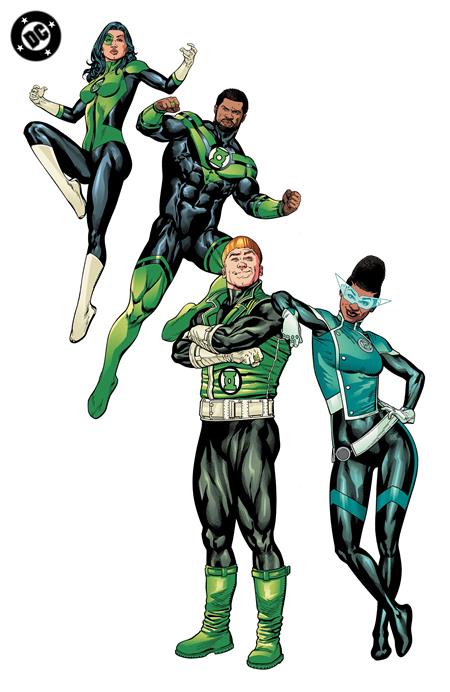 Green Lantern Corps #14  E Fernando Pasarin Corner Box Spot Foil Var