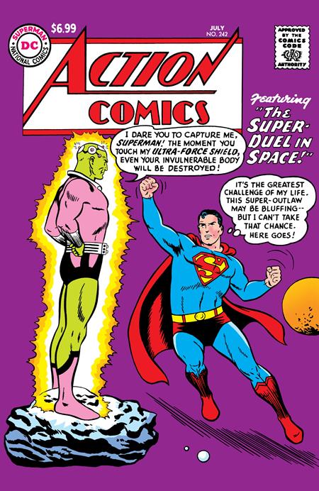 Action Comics #242 Facsimile Edition  C Curt Swan Foil Var