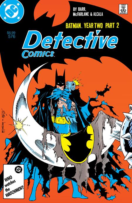 Detective Comics #576 Facsimile Edition  C Todd Mcfarlane Foil Var (year Two Part 2 Of 4)