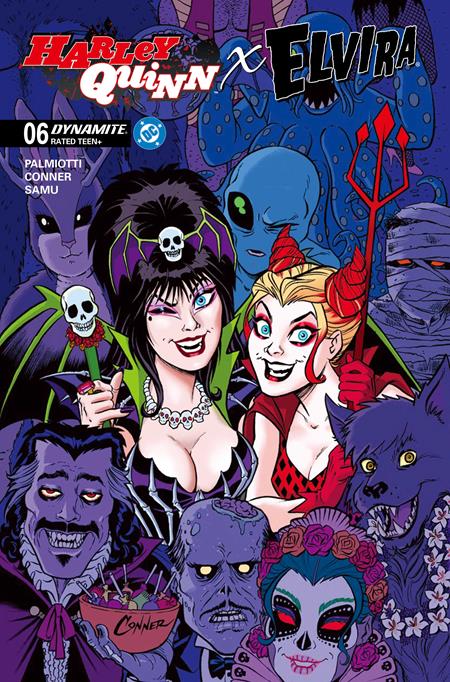 Harley Quinn X Elvira #6  A Amanda Conner Party