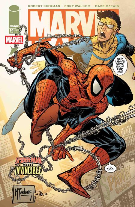 Marvel Teamup #14 Facsimile Edition  D Todd Mcfarlane & Dave Mccaig Var