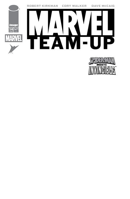 Marvel Teamup #14 Facsimile Edition  G Blank Sketch Var