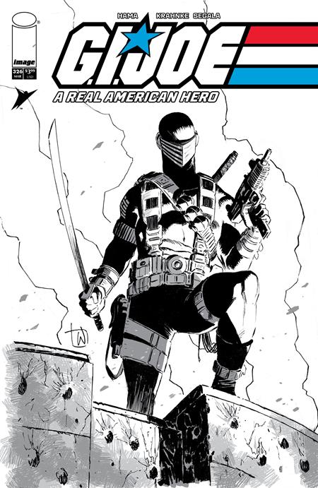 Gi Joe A Real American Hero #326  B Lee Weeks B&w Var