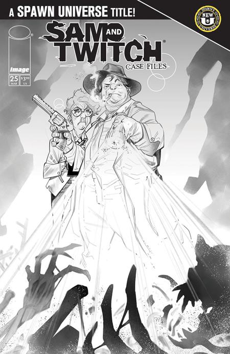 Spawn Sam And Twitch Case Files #25  B Ig Guara B&w Var
