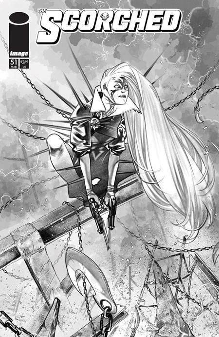 Spawn Scorched #51  B Ig Guara B&w Var