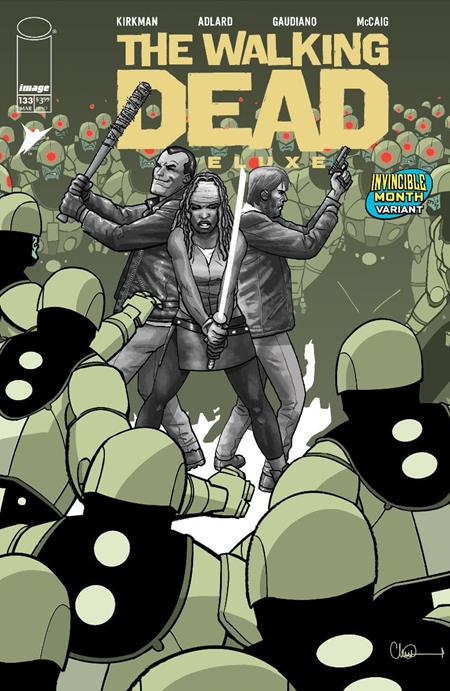 Walking Dead Deluxe #133  E David Finch & Dave Mccaig Invincible Team Up Var