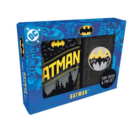 DC Comics Batman Tiny Book And Pin Set - Novelty - Image - Pop Weasel