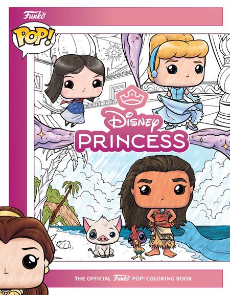 Disney Princess  | Hardcover The Official Funko Pop Coloring Book - Books - Image - Pop Weasel