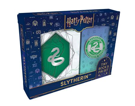 Harry Potter Slytherin Tiny Book And Pin Set - Novelty - Image - Pop Weasel