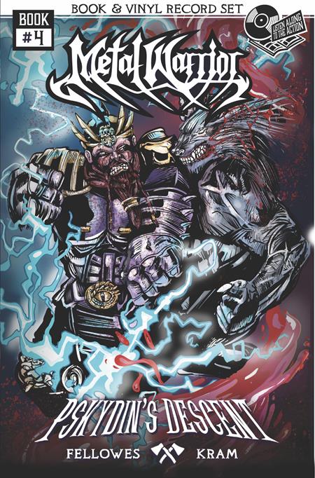 Metal Warrior  | TPB #4 (of 9) Pskydins Descent A Brutal Killing Machine With 7 In Vinyl - Image