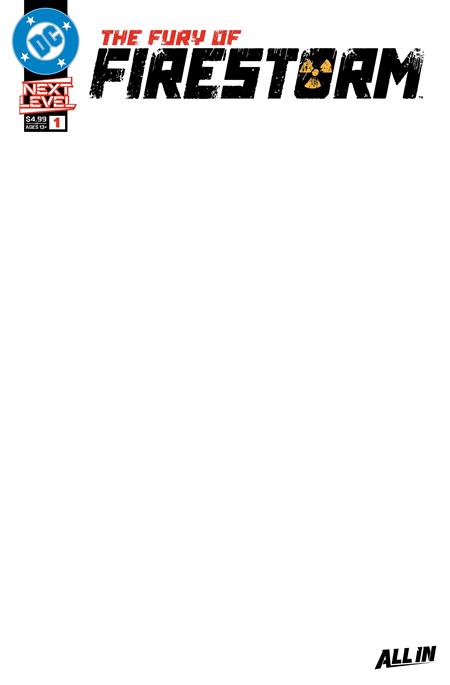 Fury Of Firestorm #1 (of 6)  F Blank Card Stock Var