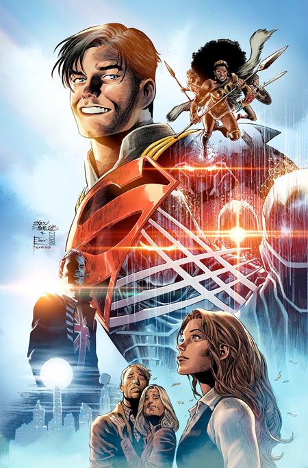 Superman #37  E Eddy Barrows Things To Come Card Stock Var (the Reign Of The Superboys)
