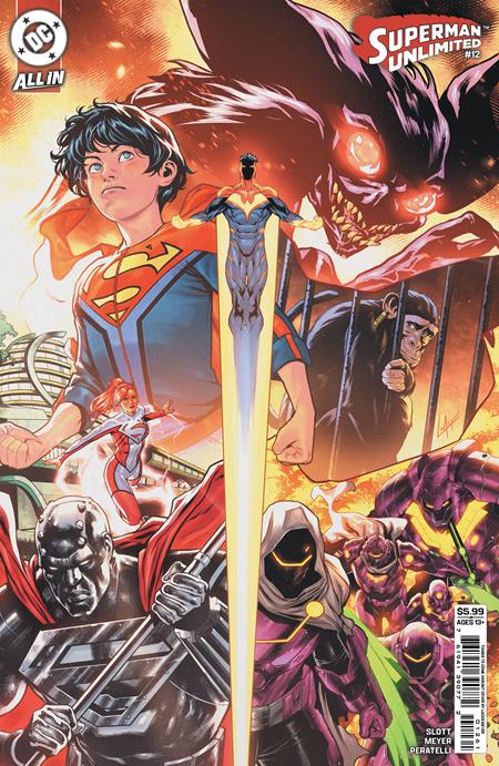 Superman Unlimited #12  E Lucas Meyer Things To Come Card Stock Var (the Reign Of The Superboys)
