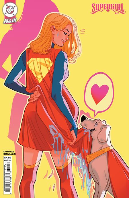 Supergirl #12  F Marguerite Sauvage April Drools Card Stock Var (the Reign Of The Superboys)