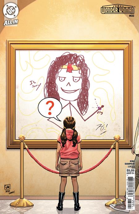 Wonder Woman #32  D Daniel Sampere & Tom King April Fools Card Stock Var