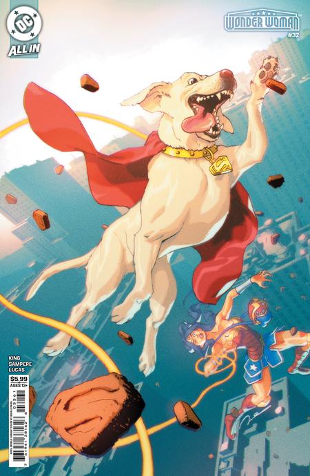 Wonder Woman #32  F Gerald Parel April Drools Card Stock Var