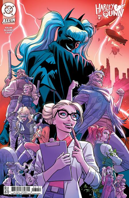 Harley Quinn #61  E Marcial Toledano Vargas Things To Come Card Stock Var