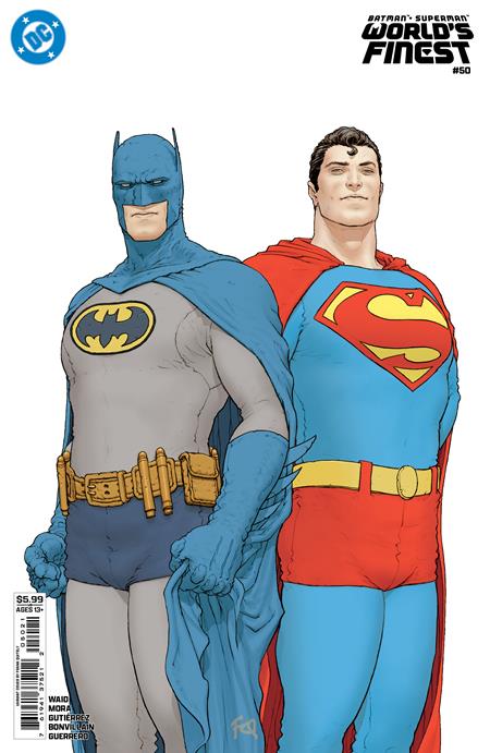 Batman Superman Worlds Finest #50  B Frank Quitely Card Stock Var