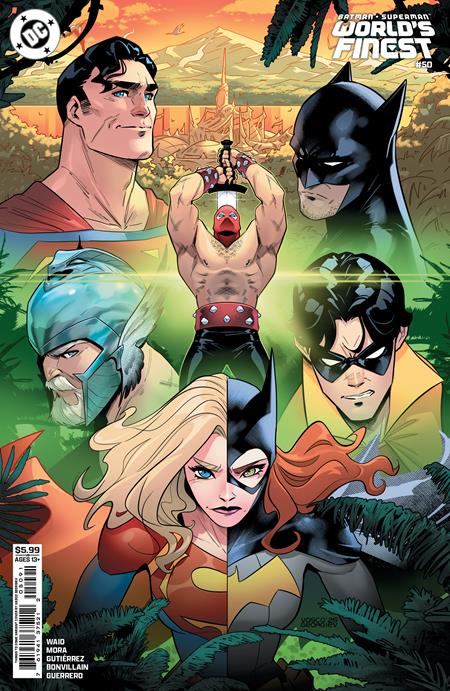 Batman Superman Worlds Finest #50  H Vasco Georgiev Things To Come Card Stock Var