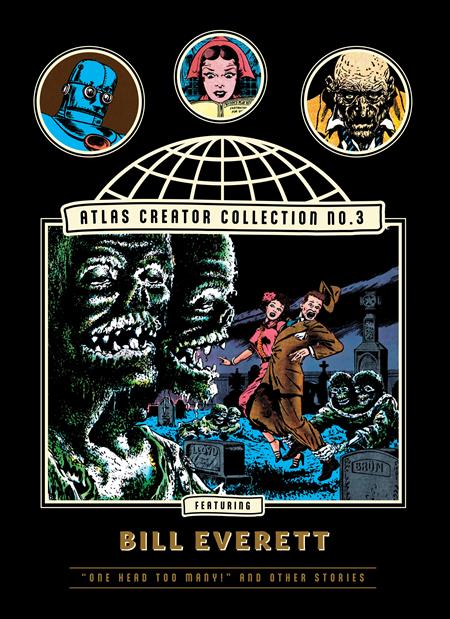 Atlas Creator Collection  | Hardcover No 03 Bill Everett Vol 01 One Head Too Many And Other Weird Horror Stories - Graphic Novels - Image - Pop Weasel