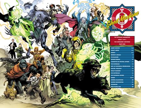 Ghost Machine The Official Guidebook #1 (of 5)  C Ivan Reis & Danny Miki Wraparound Var