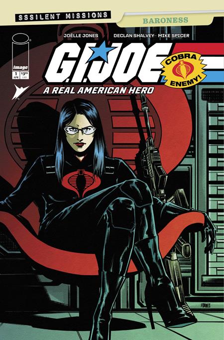 Gi Joe A Real American Hero Sssilent Missions Baroness #1  | One Shot  B Jorge Fornes Var