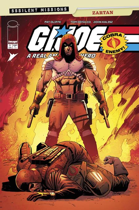 Gi Joe A Real American Hero Sssilent Missions Zartan #1  | One Shot  A Pat Olliffe