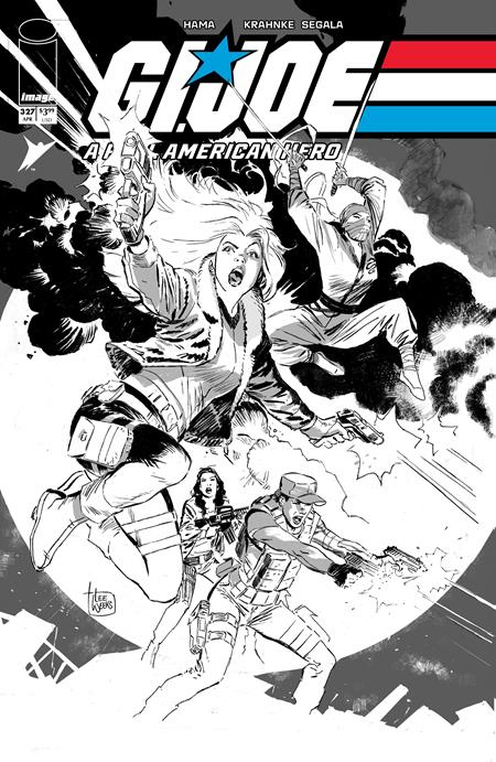 Gi Joe A Real American Hero #327  B Lee Weeks B&w Var
