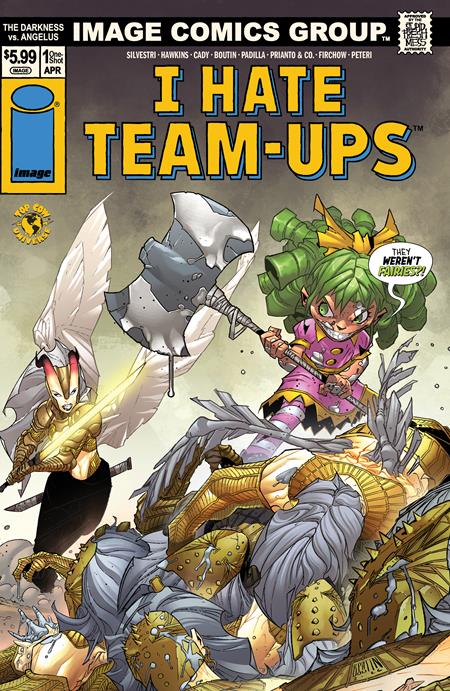 Darkness Vs Angelus  | One Shot  F Pat Boutin I Hate Fairyland Team Up Var - Comics - Image - Pop Weasel