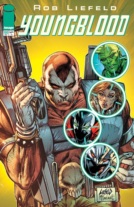 Youngblood #100  O Rob Liefeld & Todd Mcfarlane Image Var