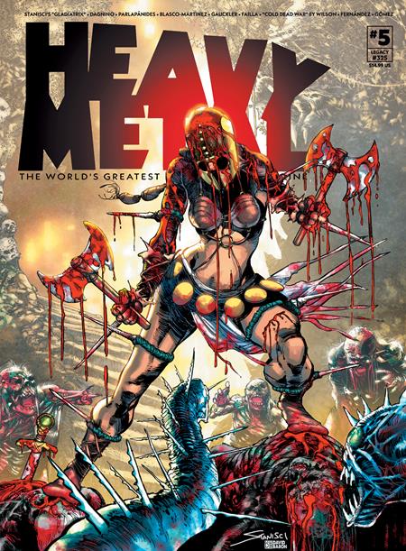 Heavy Metal Magazine #5  B John Stanisci Var