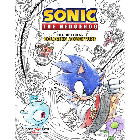 Sonic The Hedgehog  | TPB The Official Coloring Adventure - Books - Image - Pop Weasel