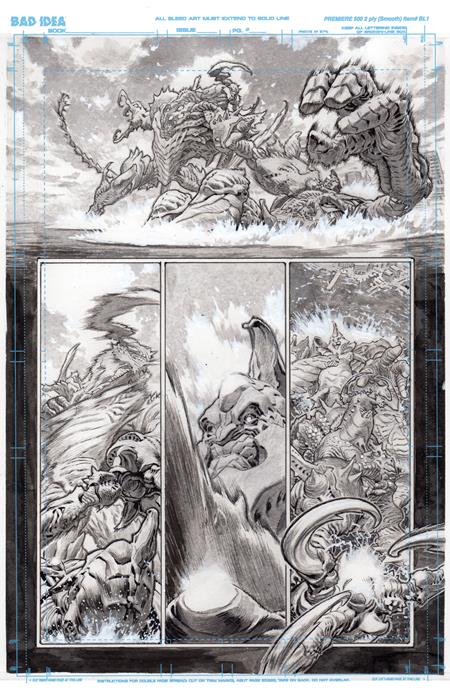 Olympus Saga Megalith #1 (of 4)  H Lewis Larosa Original Art Edition 5 Var