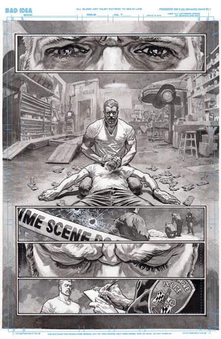 Olympus Saga Megalith #1 (of 4)  J Lewis Larosa Original Art Edition 7 Var