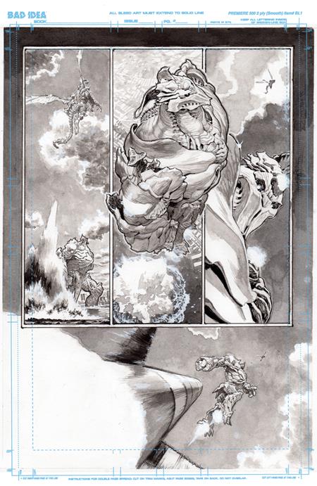 Olympus Saga Megalith #1 (of 4)  N Lewis Larosa Original Art Edition 11 Var