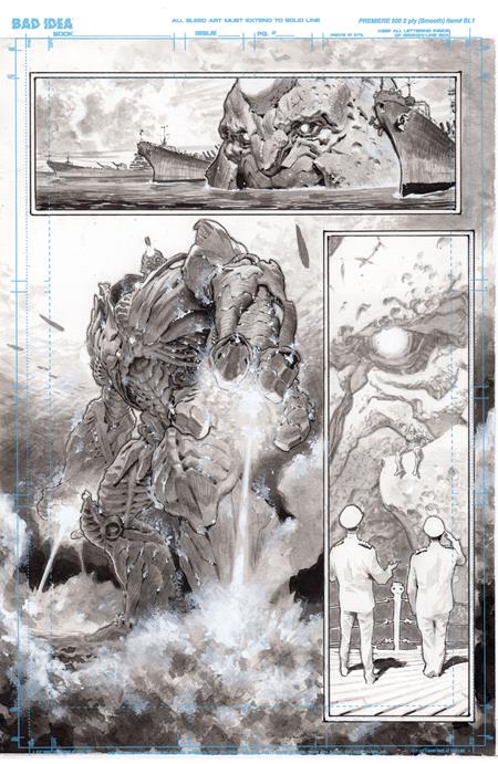 Olympus Saga Megalith #1 (of 4)  Q Lewis Larosa Original Art Edition 14 Var
