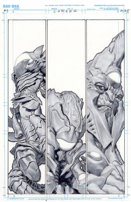 Olympus Saga Megalith #1 (of 4)  V Lewis Larosa Original Art Edition 19 Var