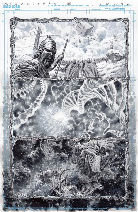 Olympus Saga Megalith #1 (of 4)  Zb Lewis Larosa Original Art Edition 25 Var