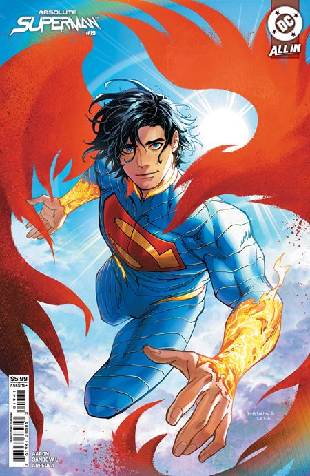 Absolute Superman #19  D Haining Card Stock Var